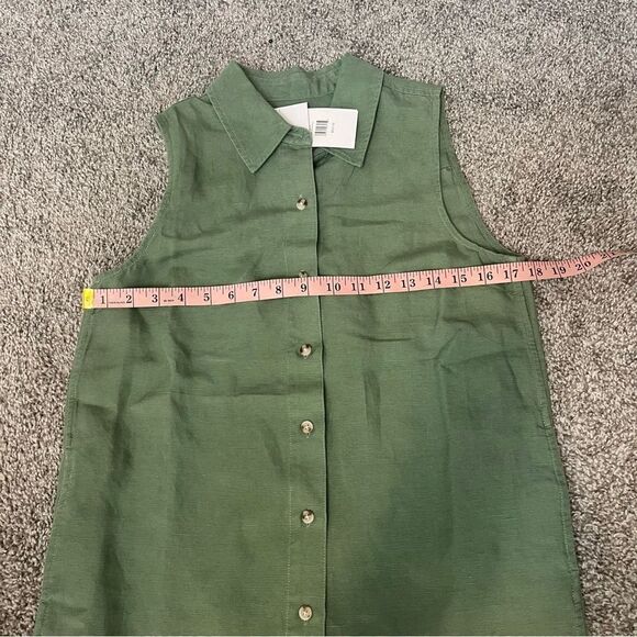 Onia Air Linen Sleeveless Shirtdress - Picture 16 of 16